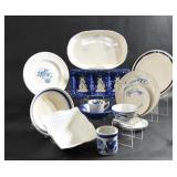 Blue & White Dishes, Platters & Bowls