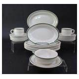 Retro Diner Oval Plates, Cups and Saucers