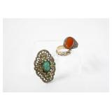Sterling Mens Ring with Stone, Forever Ring