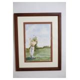 Signed Professionally Framed Artwork