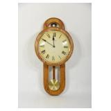 Quartz Daniel Dakota Wood Case Wall Clock
