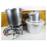 Propane Tank Outdoor Burner & Cooking Pots