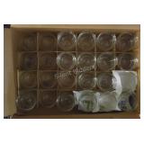 40 Low Ball Rounded Bottom Glasses, 8 oz