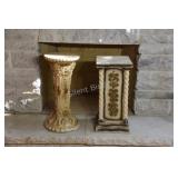 Plaster Decorative Plant Stands