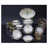 Bone China, Brass & Depression Glass