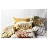 Hand Crafted  Needle Point Toss Cushions