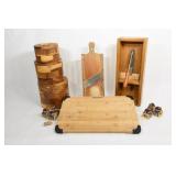 Wood Canister Set, Cabbage Shredder, Corker