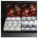 NEW Boxed Baycrest Hand Cut, Pinwheel Stemware