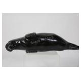 Large Soap Stone Signed Walrus Figurine