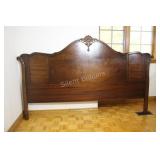 KING Burl Veneer Head Board