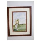 Signed Professionally Framed Artwork