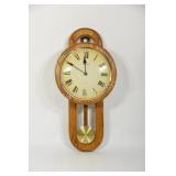 Quartz Daniel Dakota Wood Case Wall Clock