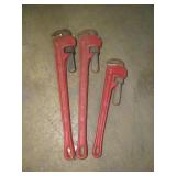 (qty - 3) Pipe Wrenches-