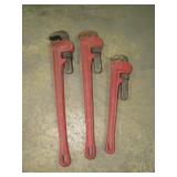 (qty - 3) Pipe Wrenches-