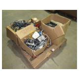 Assorted Computer Cords and Parts-