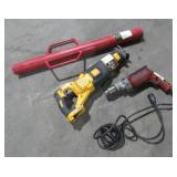 Drill, Reciprocating Saw and Post Driver-