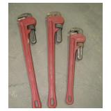 (Qty - 3) Pipe Wrenches-