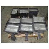 (Qty - 9) Metal Halide Floodlights-