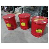 (qty - 3) Oil Waste Cans-