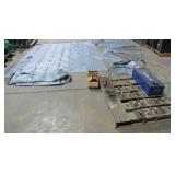 Tarp Metal and Tool Box-