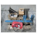 Air Tank, Pipe Clamp, and Supports-