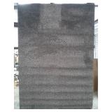 Gray Eyelash Shag Area Rug-