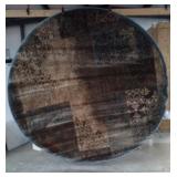 Loomed Blue Area Rug-