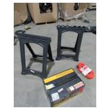 Grinding Center, Sawhorses And Extension Cord-