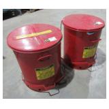 (Qty - 2) Oil Waste Cans-