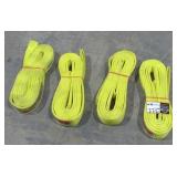 (Qty - 4) Nylon Rigging Slings-