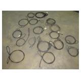 (Qty - 18) Braided Steel Rigging Slings-