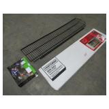 Solar Powered Lights, Wire Shelves & Chandelier-