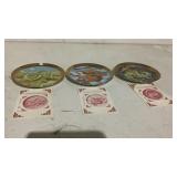 (qty - 3) Decorative Dragon Plates-