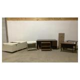 (qty  - 7) Assorted Office Furniture-