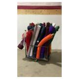 (approx qty - 40) Assorted Rolls of Fabric-