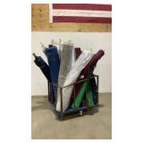 (approx qty - 30) Assorted Rolls of Fabric-