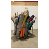 (approx qty - 25) Assorted Rolls of Fabric-