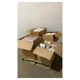 (qty - 9) Boxes of Elastic Strips and Ribbon-
