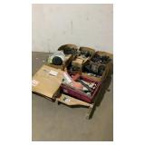 Assorted Tools, Electrical Components, Blades-