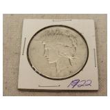 1922 Peace Silver Dollar-