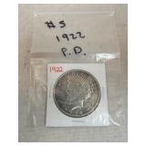 1922 Peace Dollar-