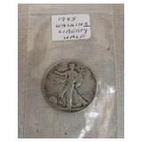 1945 Walking Liberty Half Dollar-
