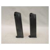 (qty - 2) Unmarked 9mm Magazines-