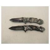 (qty - 2) Tactical Team Folding Knives-