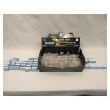 Display w/ Coin Collector Tubes and Capsules-