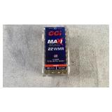 (50) CCI Maxi-Mag 40gr 22 WMR Ammo