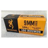 (150) Browning 9MM Luger ammunition