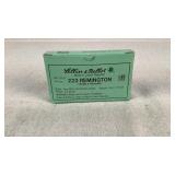 (20) Sellier & Bellot 55gr 223 Remington FMJ Ammo
