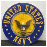 Metal U.S. Navy Sign