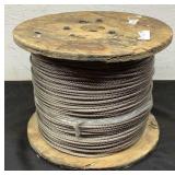 Spool of 3/16" Braided Steel Cable